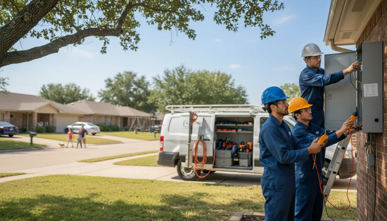 Certified electrician providing emergency electrical services in Dalzell, IL